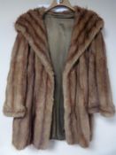 A mink fur coat