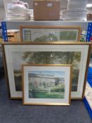 A framed Dipuall gilt framed print - Country scene,
