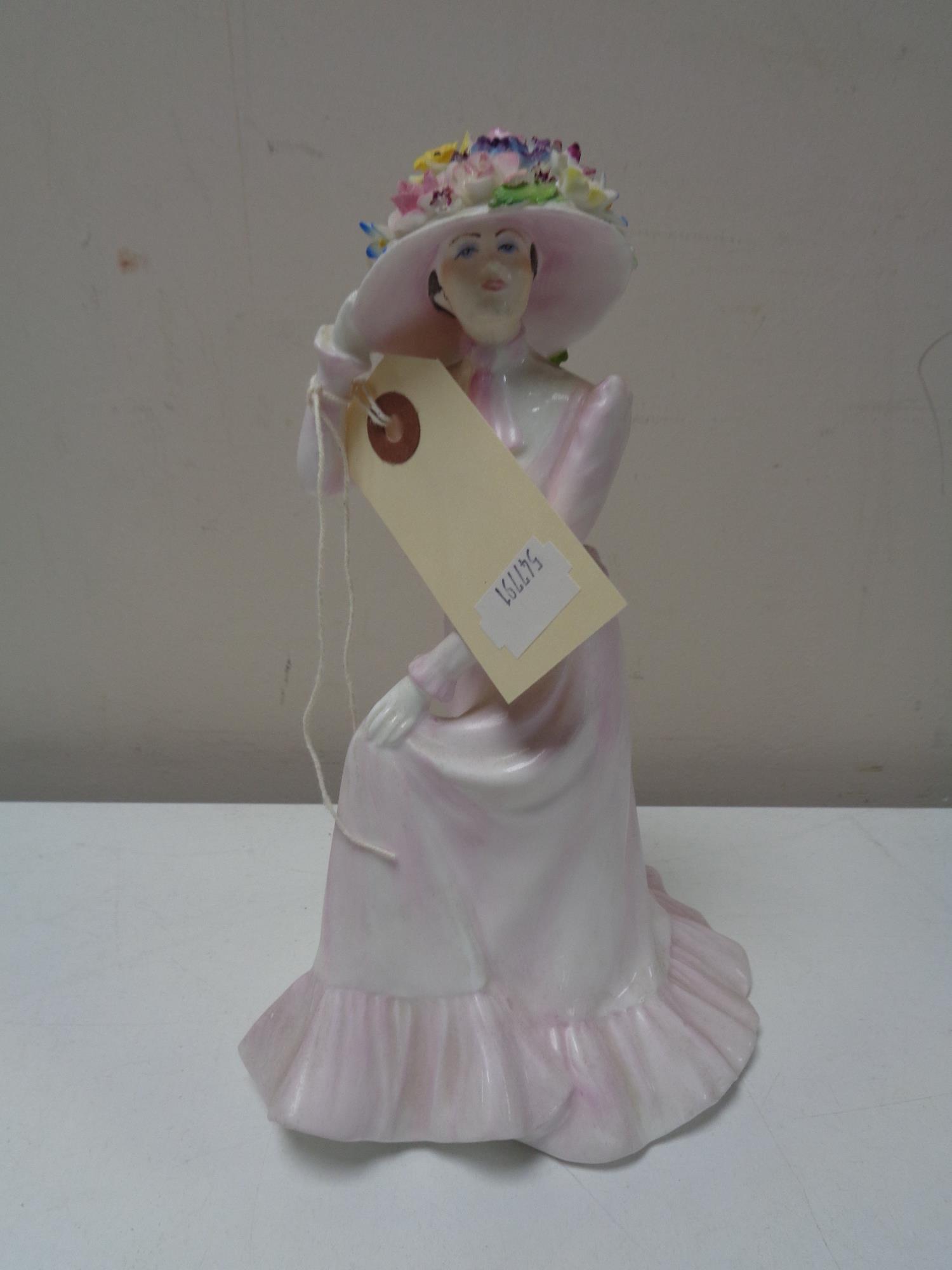 A Coalport figure, The Ascot Lady 1984,