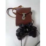 A pair of Carl Zeiss Jena 8 x 30 binoculars in leather case
