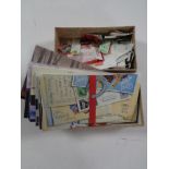 Two boxes of stamps and first day covers