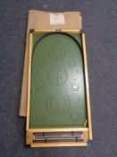 A 20th Kay of London bagatelle game in original box