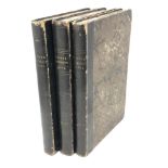 Three antique volumes - Master Humphrey's clock, by Charles Dickens, Chapman & Hall,