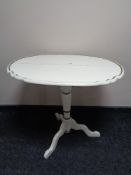 An early 20th century painted occasional table