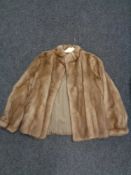 A mink fur coat