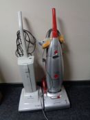 A Hoover vacuum, Electrolux vacuum, small set of aluminium steps,