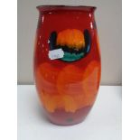 A Poole pottery glazed vase,