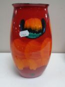 A Poole pottery glazed vase,