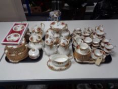 An extensive Royal Albert Old Country Roses tea and dinner service