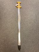 A gilt handled ornamental long sword
