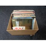 A box of vinyl lps - Classical,