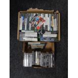 Two boxes of Play Station,