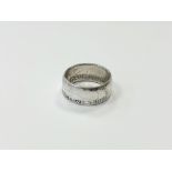 A United States half dollar 1963 ring,