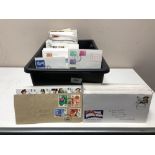 A large quantity of first day covers, 1960's to present, mainly commemorative (approx.