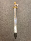 A gilt handled ornamental sword