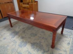 A Chinese style rectangular coffee table