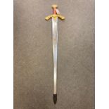 A gilt handled ornamental sword - Lancelot