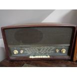A 20th century teak cased Bang & Olufsen valve radio