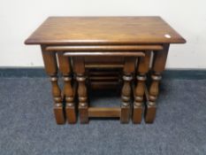 A nest of three Old Charm tables