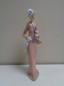 A Nao figure - Art Deco style lady (boxed)