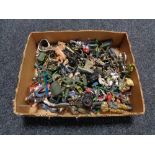 Two boxes of military figures,
