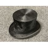 A vintage top hat by Linoln Bennett of Bond Street