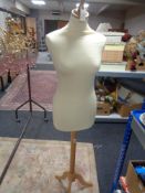 A mannequin on stand