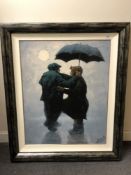 After Alexander Millar, Moonlight Shenanigans, reproduction in colours, numbered 79/295, signed,