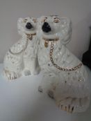 A pair of Beswick Staffordshire style spaniels