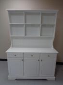 A painted traditional style dresser