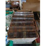 A box of antique and later books,