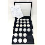 Westminster Coins - The Queen Elizabeth Crown Collection, series of twenty-two coins (two missing),