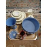 A tray of Wedgwood tea china,
