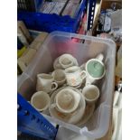 A box of Biltons coffee and dinner ware