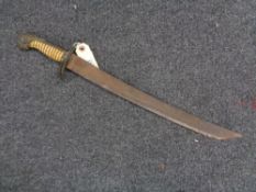 An early 19th century infantry sabre (cut down)