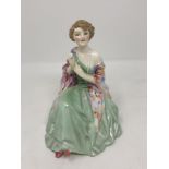 A Royal Doulton figure Aileen HN 1645 CONDITION REPORT: Very slight crazing but good