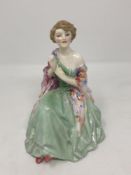 A Royal Doulton figure Aileen HN 1645 CONDITION REPORT: Very slight crazing but good