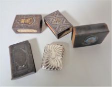 Four early twentieth century match cases and a vesta case (5)