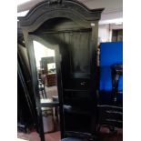 A continental mirror door armoire CONDITION REPORT: 218cm high by 107cm wide by