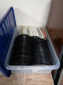 A large quantity of 45 RPM records including Wings,