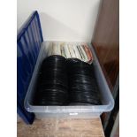 A large quantity of 45 RPM records including Wings,