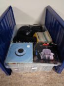 A large quantity of 45 RPM records including Abba,