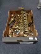 A box of brass, fire front,