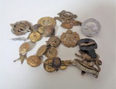 A collection of WWI and later badges & Buttons