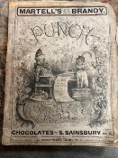 An antique Punch volume from 1913 together with an early twentieth century Theatre programme from