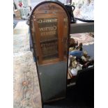 An early twentieth century mahogany framed mirror