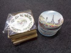 Eight boxed Royal Grafton collector's plates together with further fourteen Limoges plates