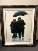 After Alexander Millar, Mam and Dad, reproduction in colours, numbered 79/295, signed,