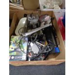 A box of Sony PS2, Goblin teasmade,