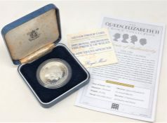 The Royal Mint - The 1981 Royal Wedding Sterling silver Crown, 28.28g.